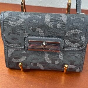 Coach Gray Patterned Men's Wallet